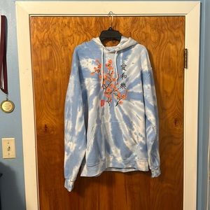 Japanese banzai cherry blossom hoodie